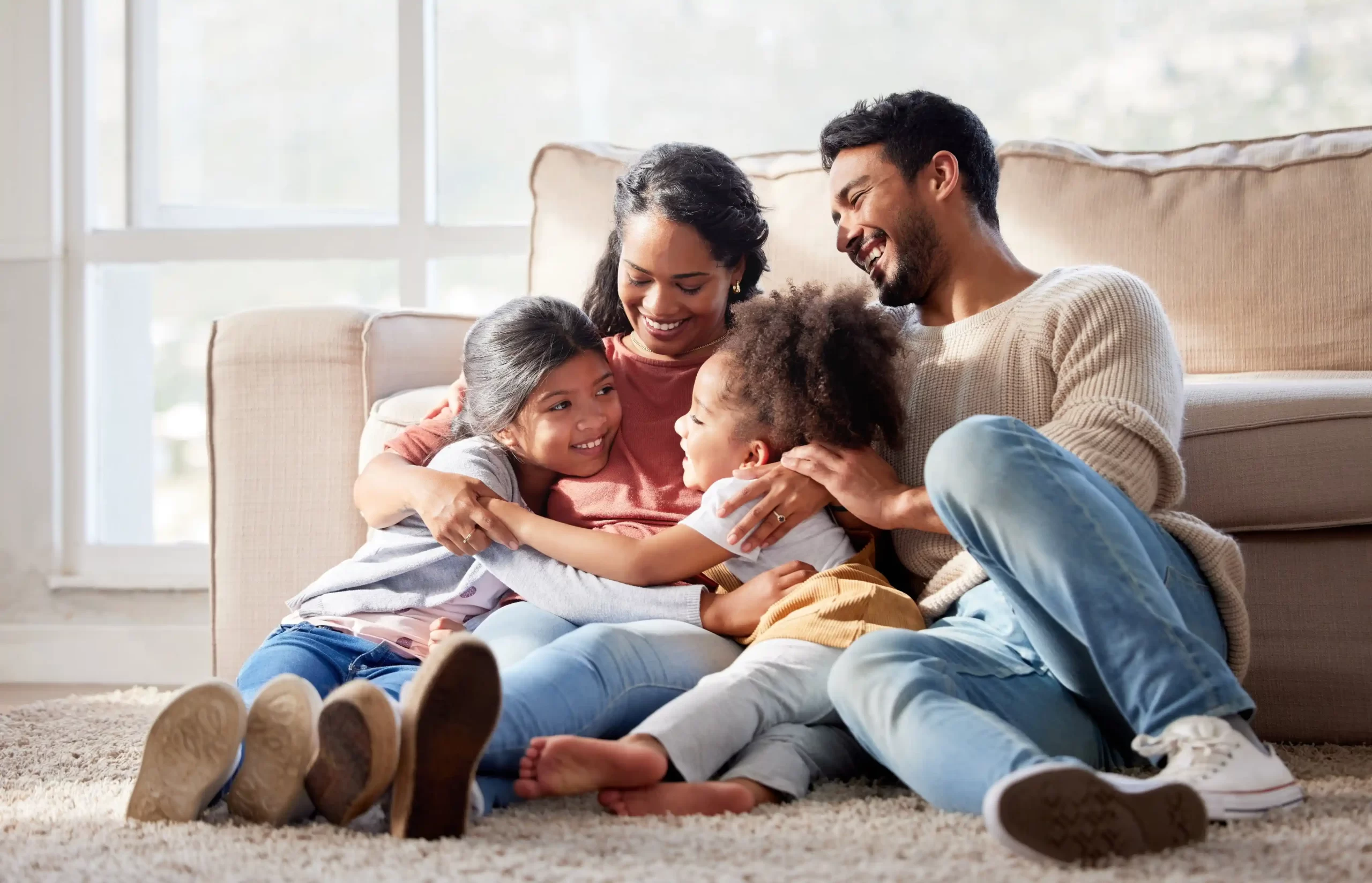 dicas de frases para foto de família feliz