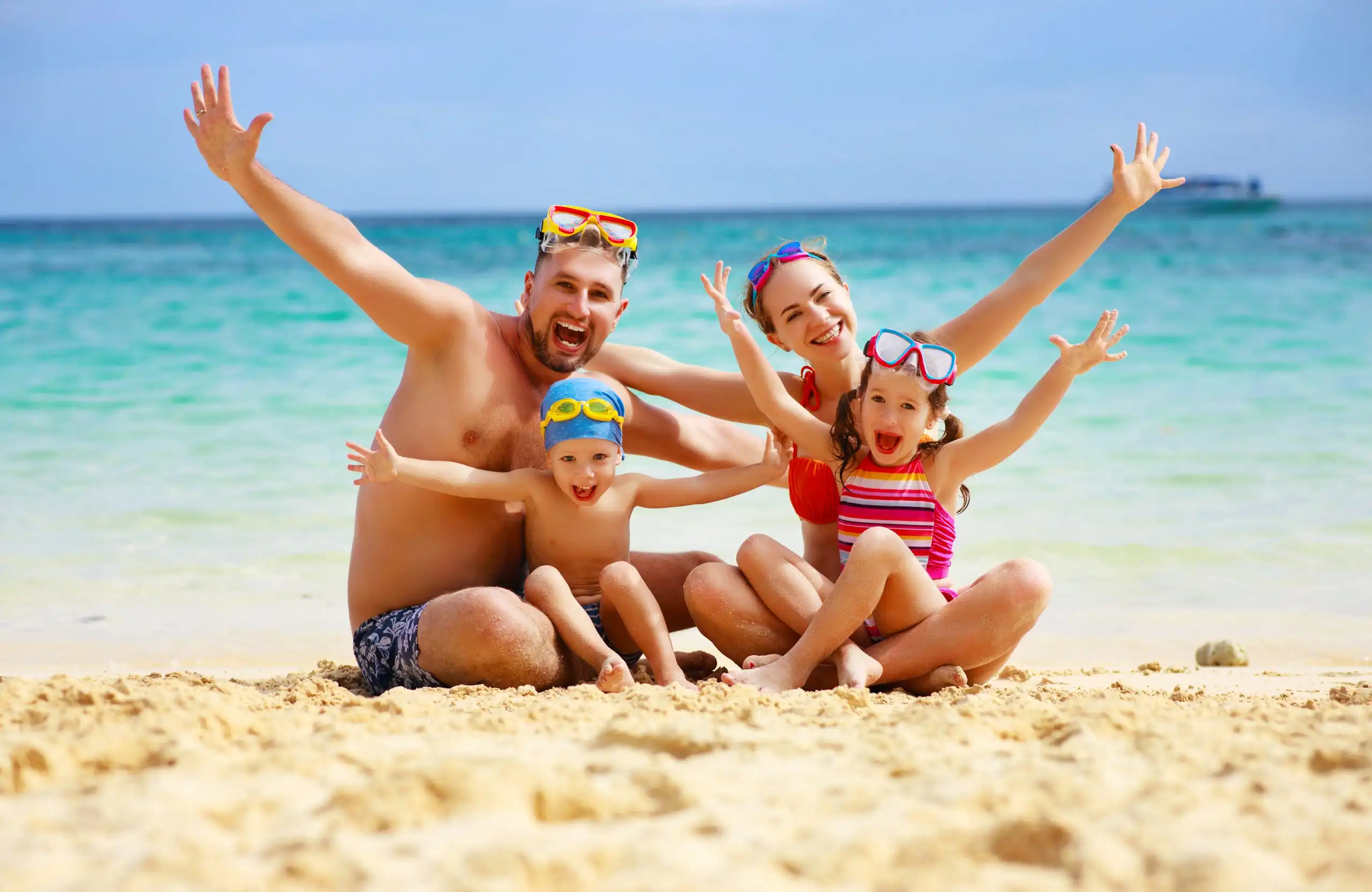 ideias de frases para foto em família na praia 