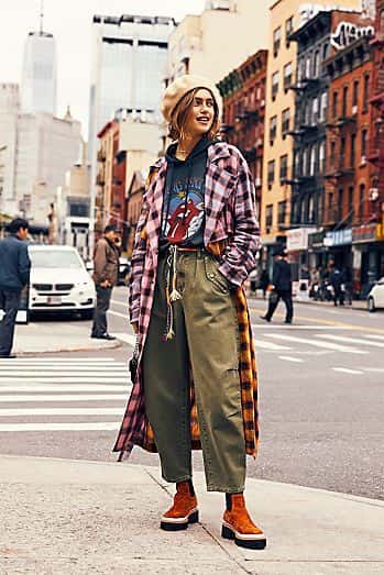 trend-alert-xadrez-colorido-inverno-2020 (18)  Red plaid pants, Chic fall  outfits, Plaid pants outfit