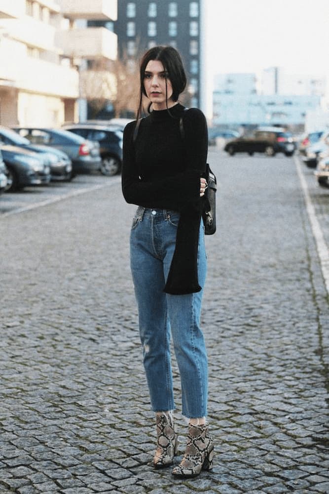 look para usar com bota de cobra e calça jeans 