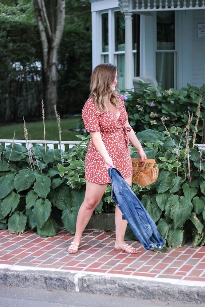 vestido estampado floral para tomato girl aesthetic 