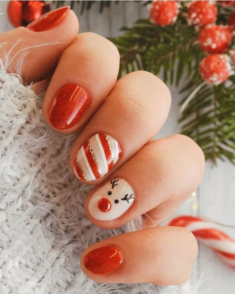 unhas para natal decoradas e divertidas 