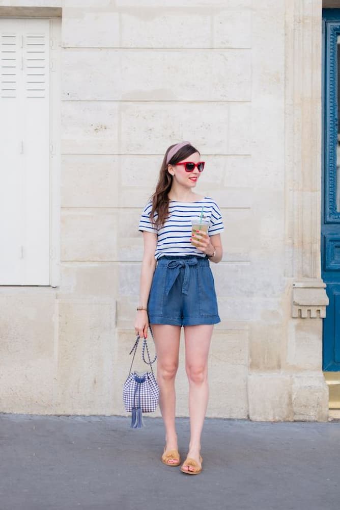 look para almoço de domingo com rasteirinha e shorts jeans